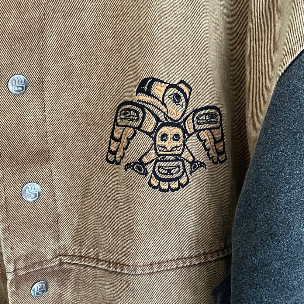 Vintage Fuzzy Stonewash Canada Jacket - Picture 3 of 5